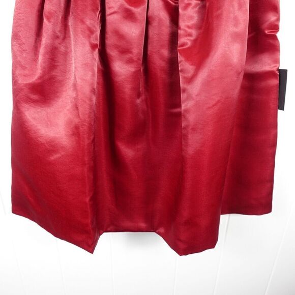 Lulus Womens Dress Red Satin Halter Mini Small - Picture 10 of 13